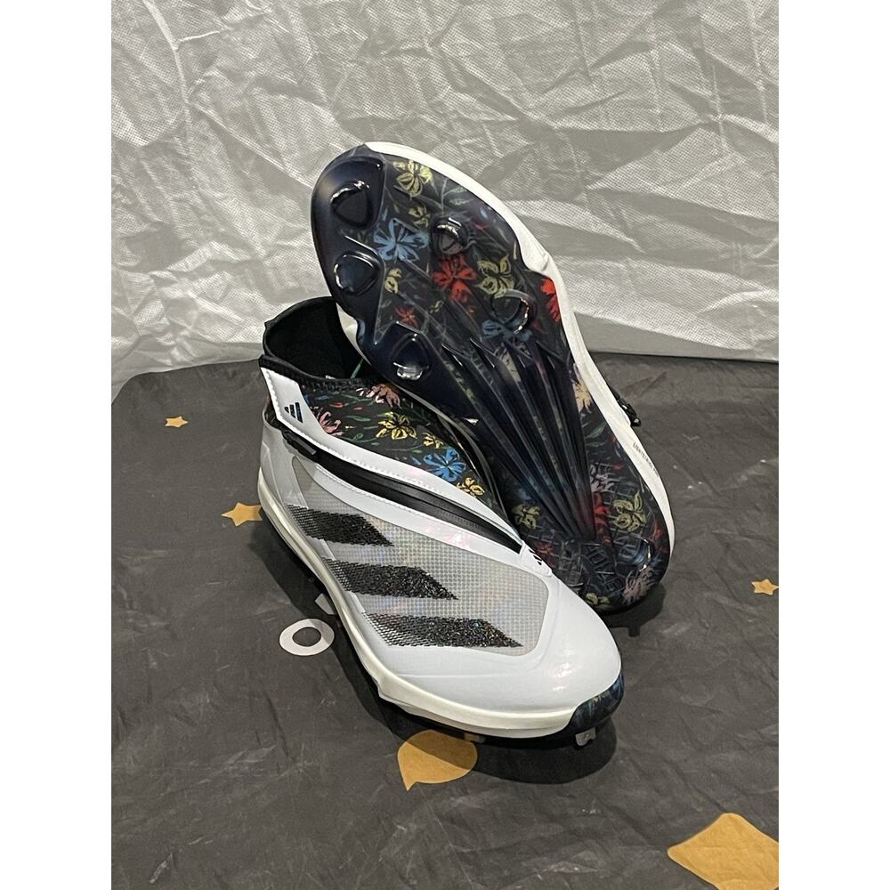 New Men 10 Adidas Julio Rodriguez x Adizero Impact+Cleats Floral Graphics IH2728